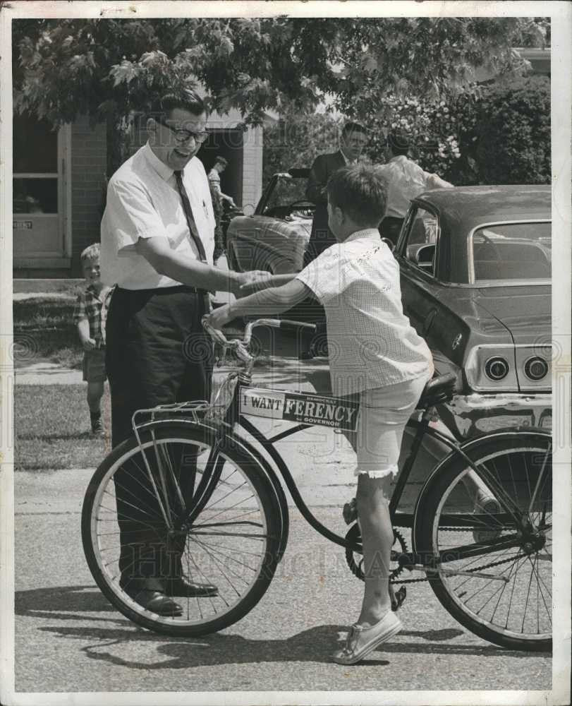 1993 Press Photo Zolten Ferency governor - Historic Images