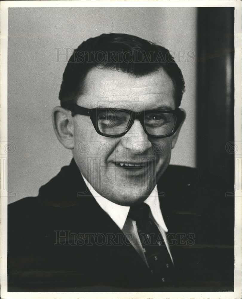 1968 Press Photo Zoltan Ferency Lawyer Activist Teacher - Historic Images