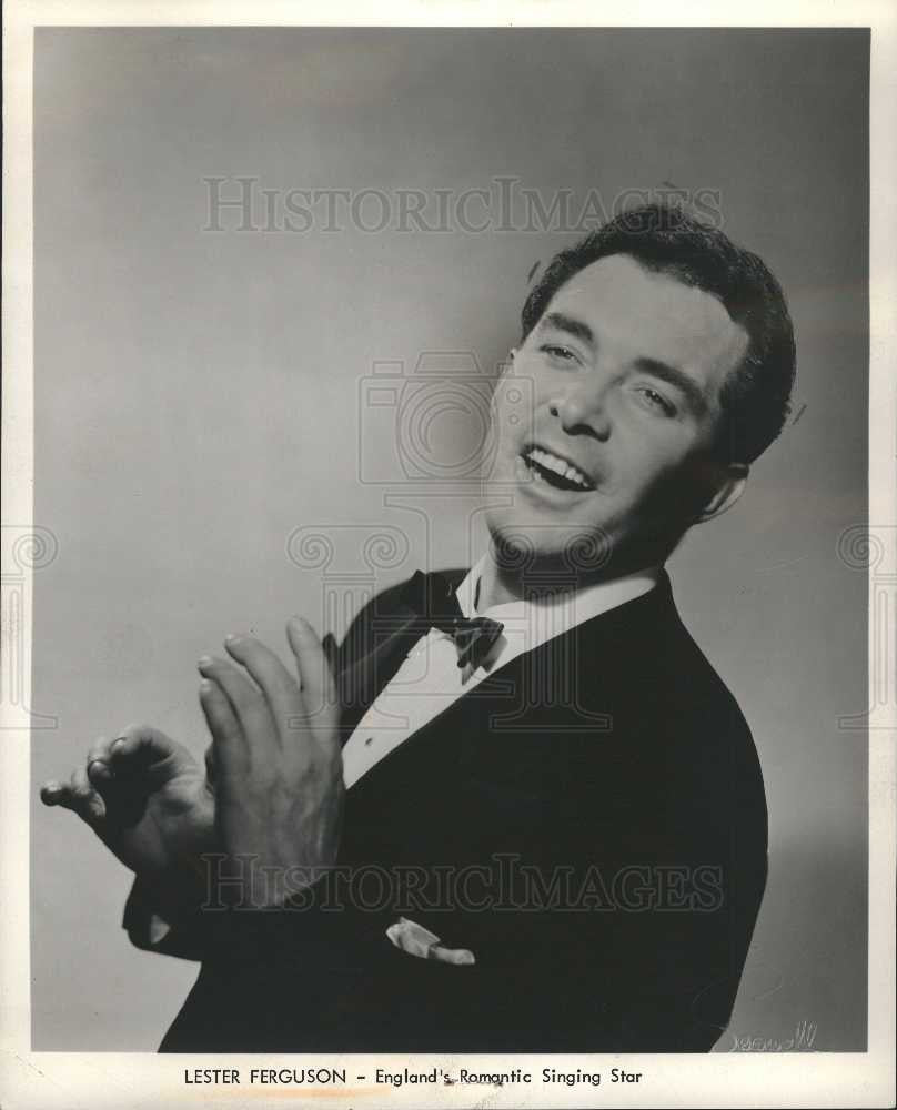 1961 Press Photo Lester Ferguson Romantic Singing Star - Historic Images