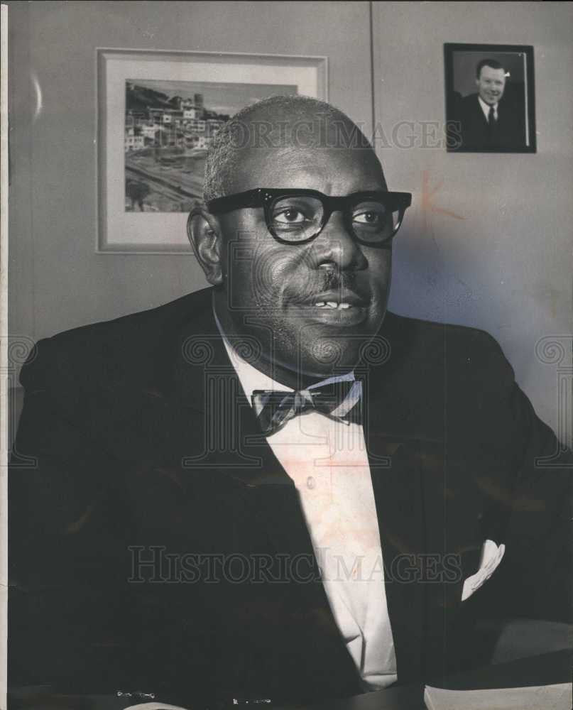 1964 Press Photo Nelson Jack Edwards UAW-CIO Union - Historic Images