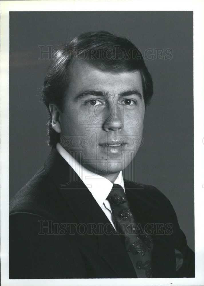 1990 Press Photo Chris Edwards Meterologist WJBK-TV  2 - Historic Images