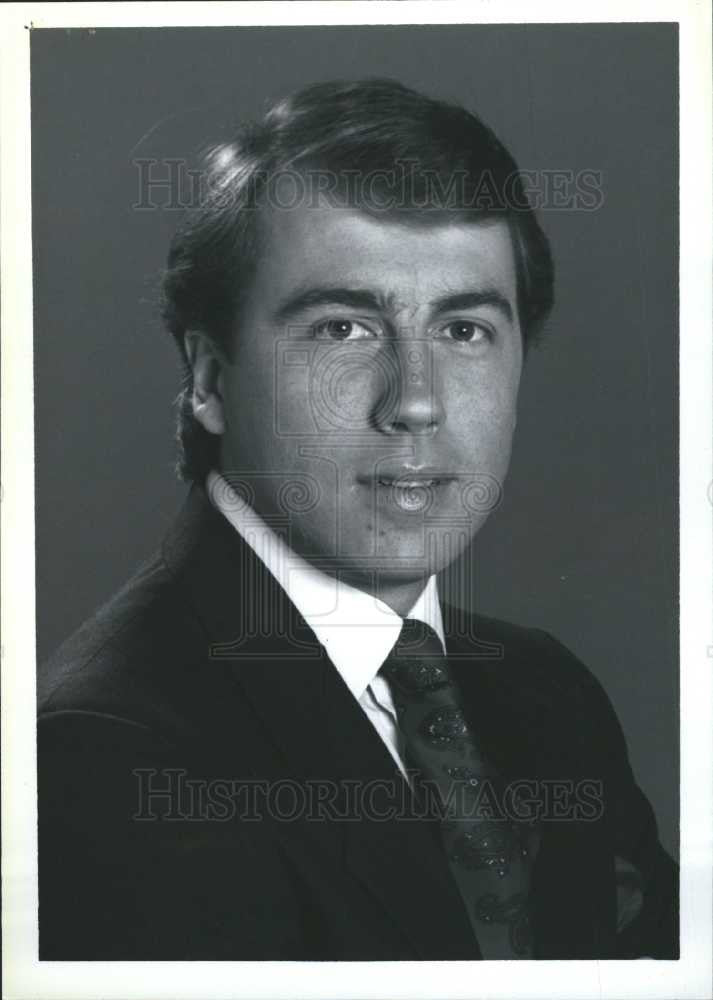 1992 Press Photo Chris Edwards Meteorologist - Historic Images