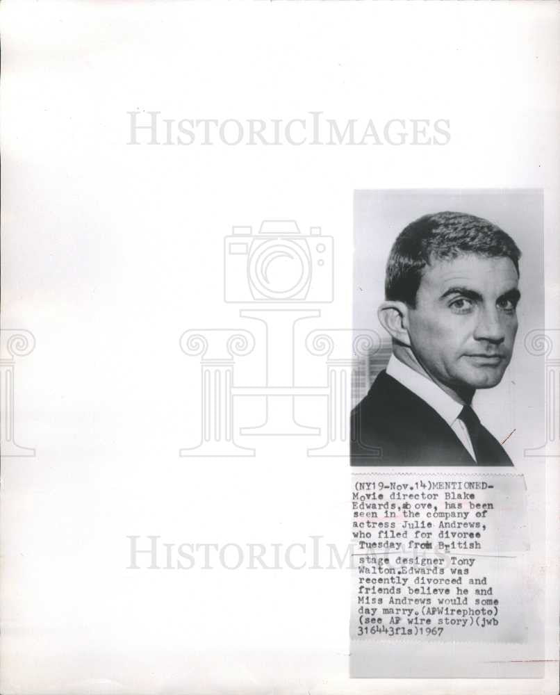 1967 Press Photo Blake Edwards American director - Historic Images