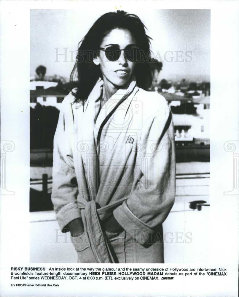 1995 Press Photo Heidi Fleiss, Hollywood Madam - Historic Images