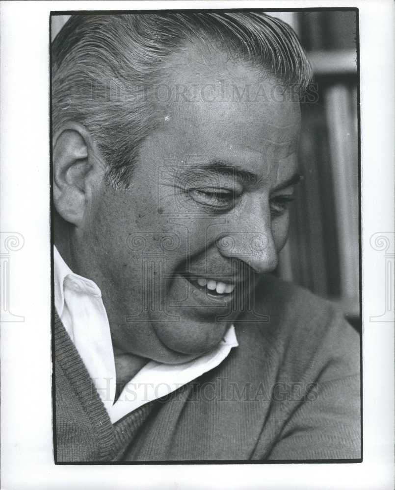 1971 Press Photo Bill Flemming, sportscaster - Historic Images