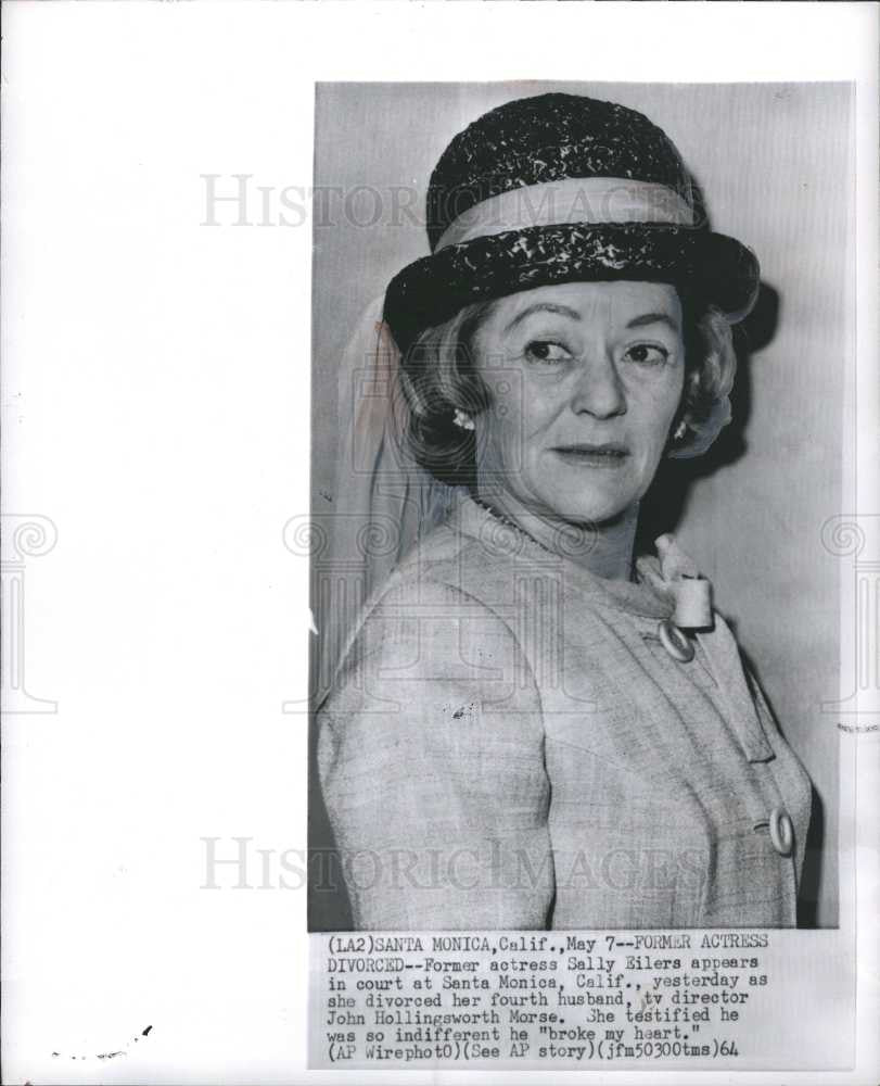 1964 Press Photo SALLY EILERS - Historic Images