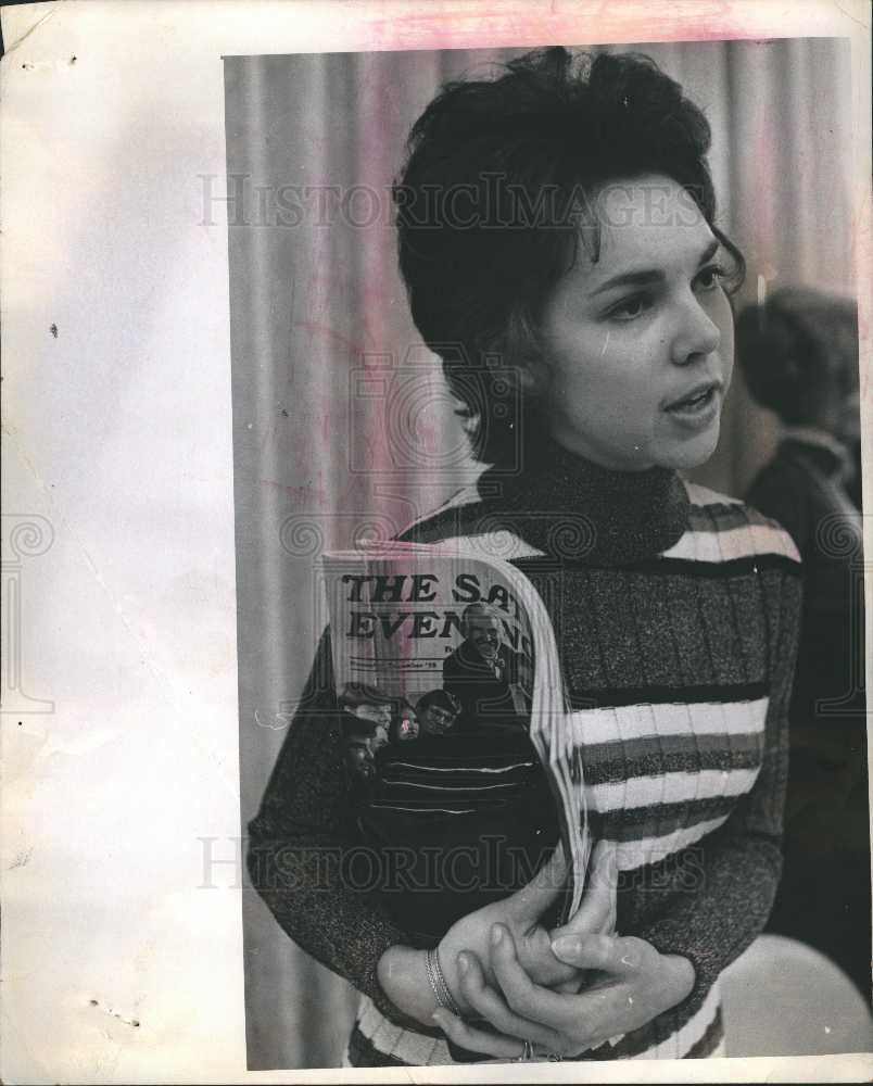 1973 Press Photo Julie Nixon Richard Nixon Daughter - Historic Images