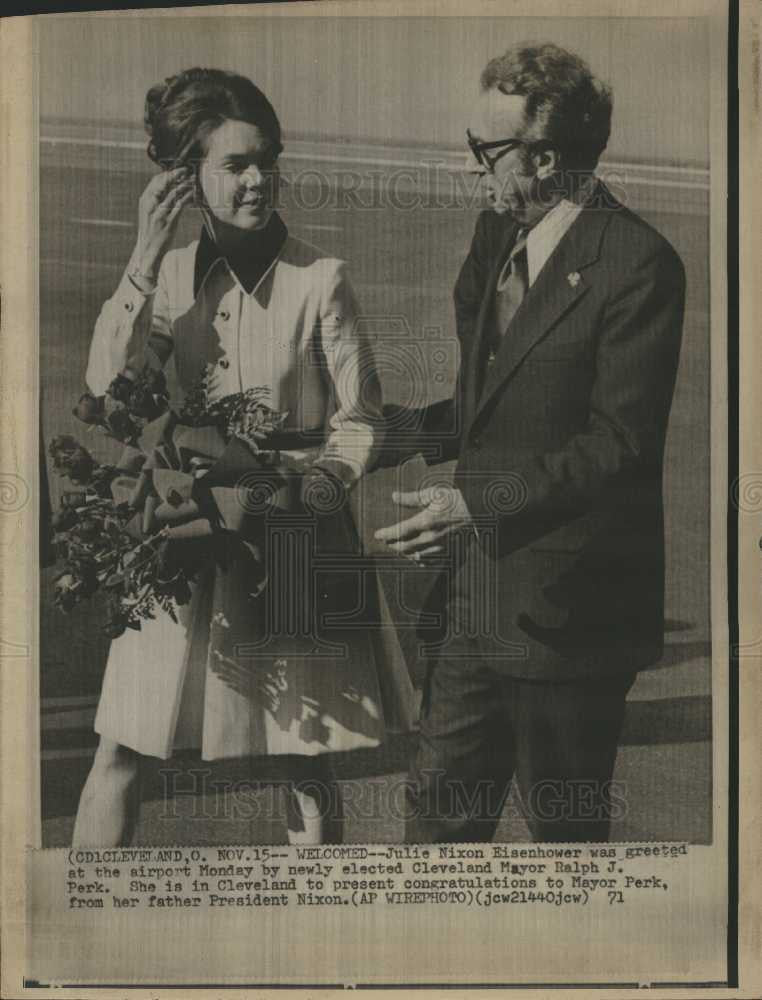 1971 Press Photo Julie Nixon Eisenhower 	Author - Historic Images