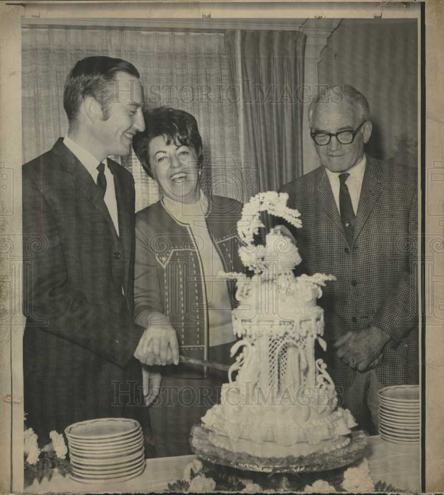 1970 Press Photo Earl Eisenhower Jr. Goldwater wedding - Historic Images