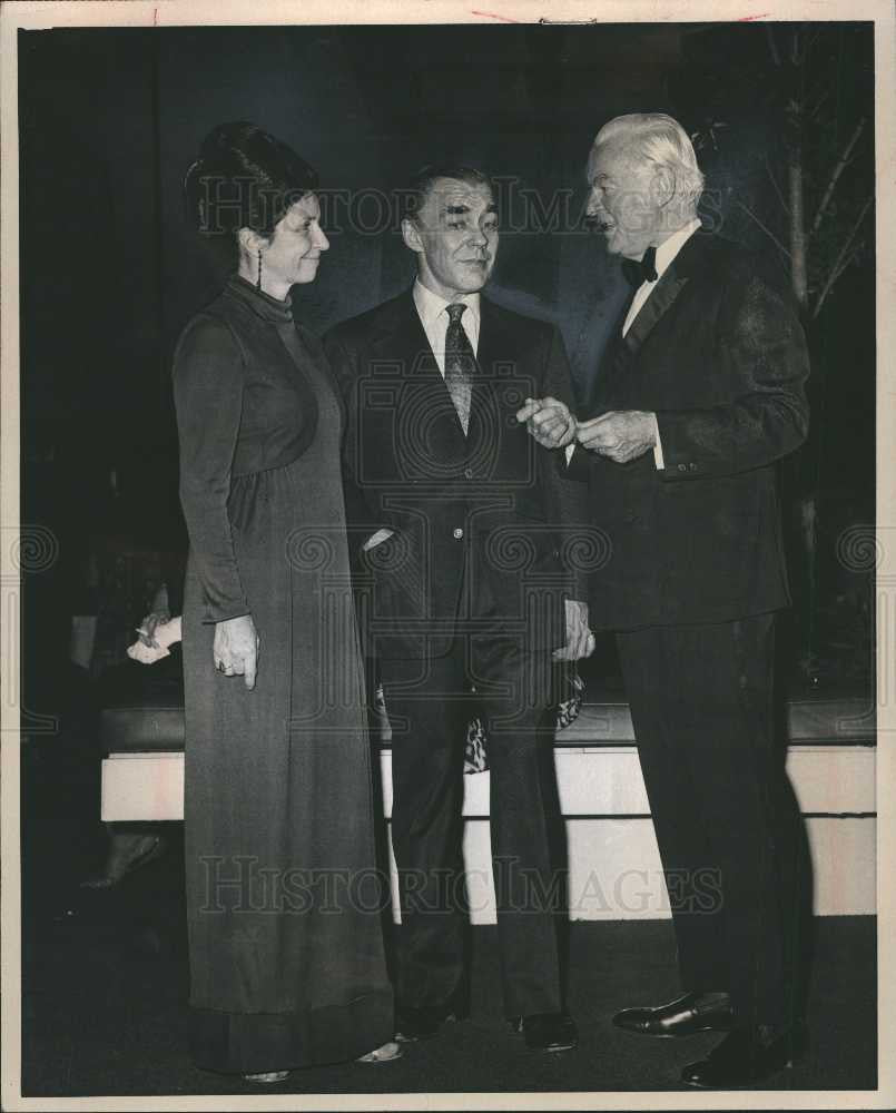 1971 Press Photo Sixten Ehrling detroit Conductor Hayes - Historic Images