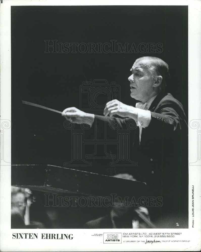 1984 Press Photo Sixten Ehrling - music director - Historic Images