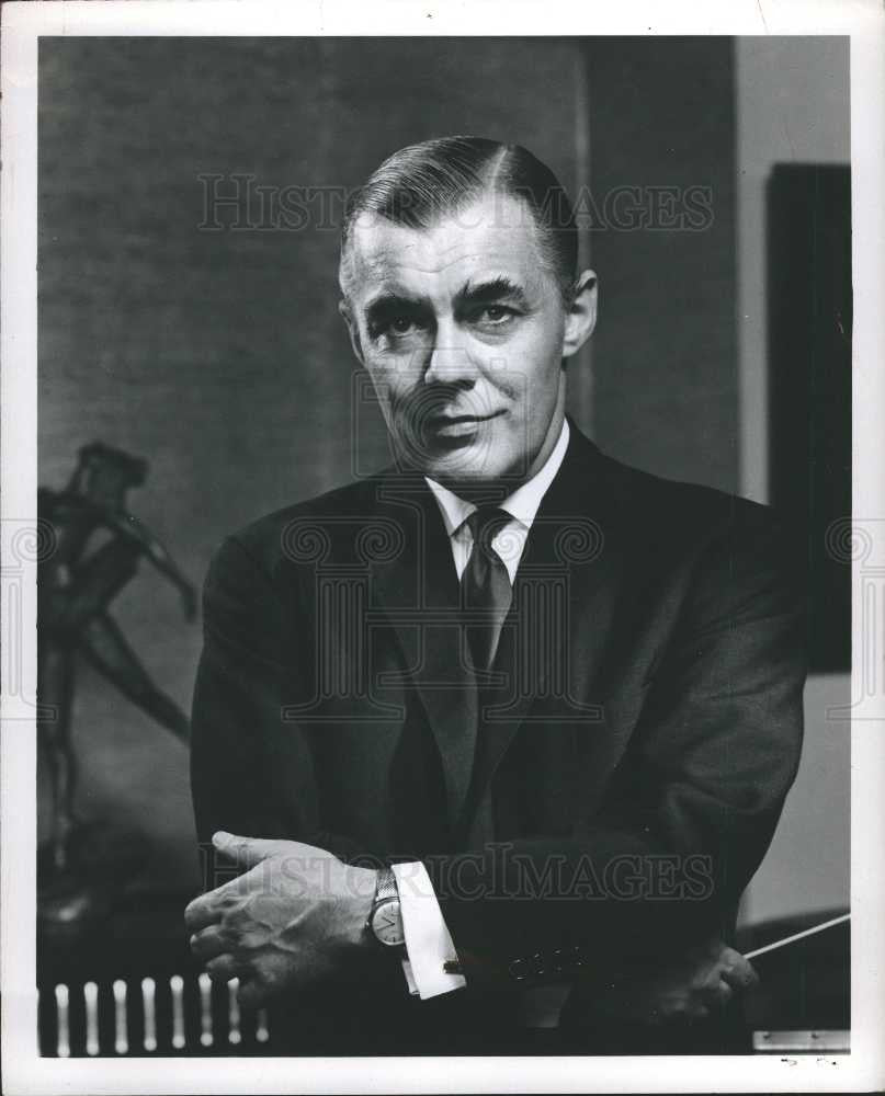 1968 Press Photo Sixten Ehrling Detroit Symphony - Historic Images