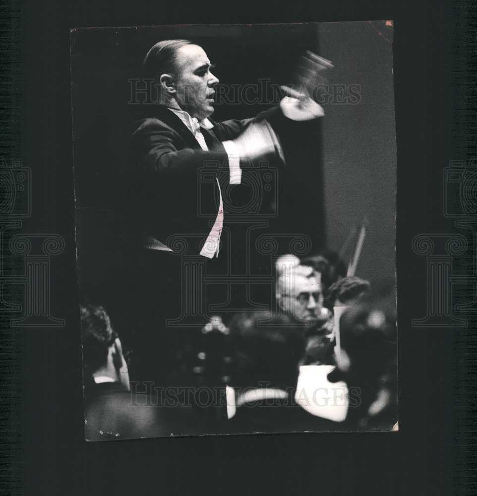 1969 Press Photo Sixten Ehrling conductor Symphony - Historic Images