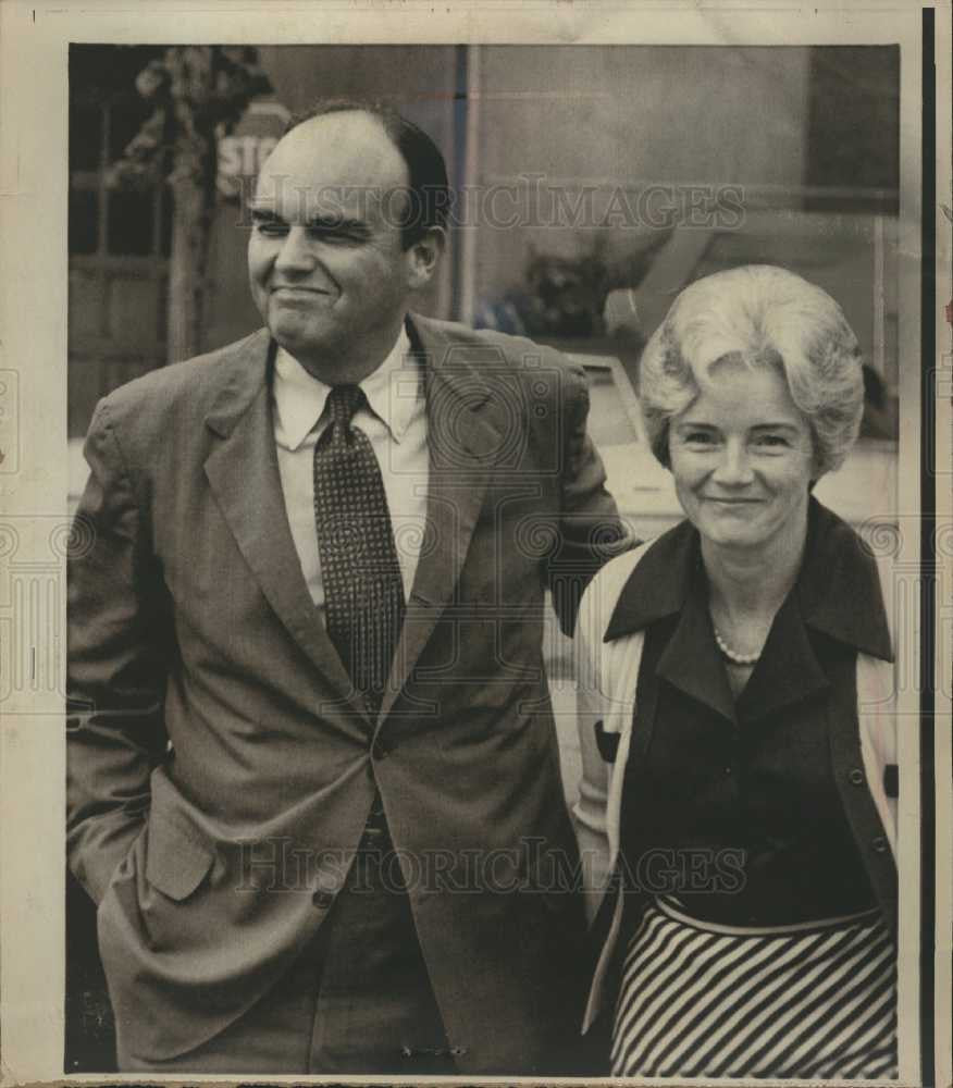 Press Photo ehrlichman and his wife - Historic Images