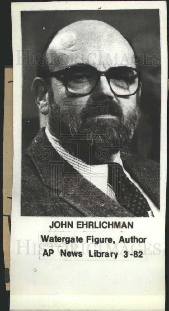 1982 Press Photo JOHN EHRLICHMAN - Historic Images