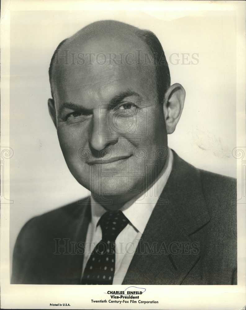 1957 Press Photo Charles Einfeld Vice President - Historic Images