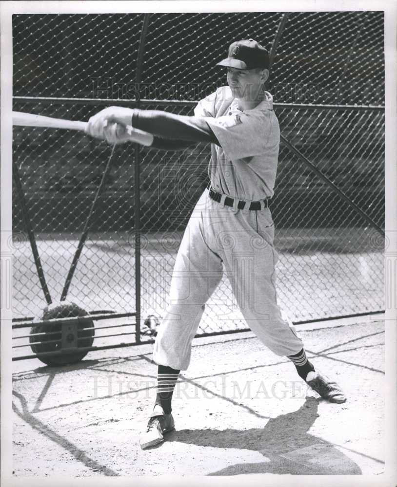 1957 Press Photo Dale Ferriss Wyandotte pitcher - Historic Images