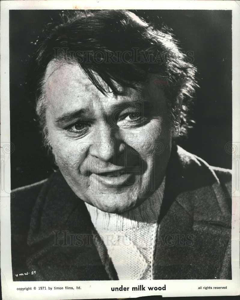 1971 Press Photo Richard Burton Welsh Actor - Historic Images