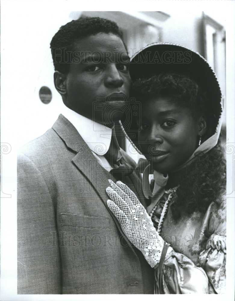 1990 Press Photo levar burton actor roots star trek