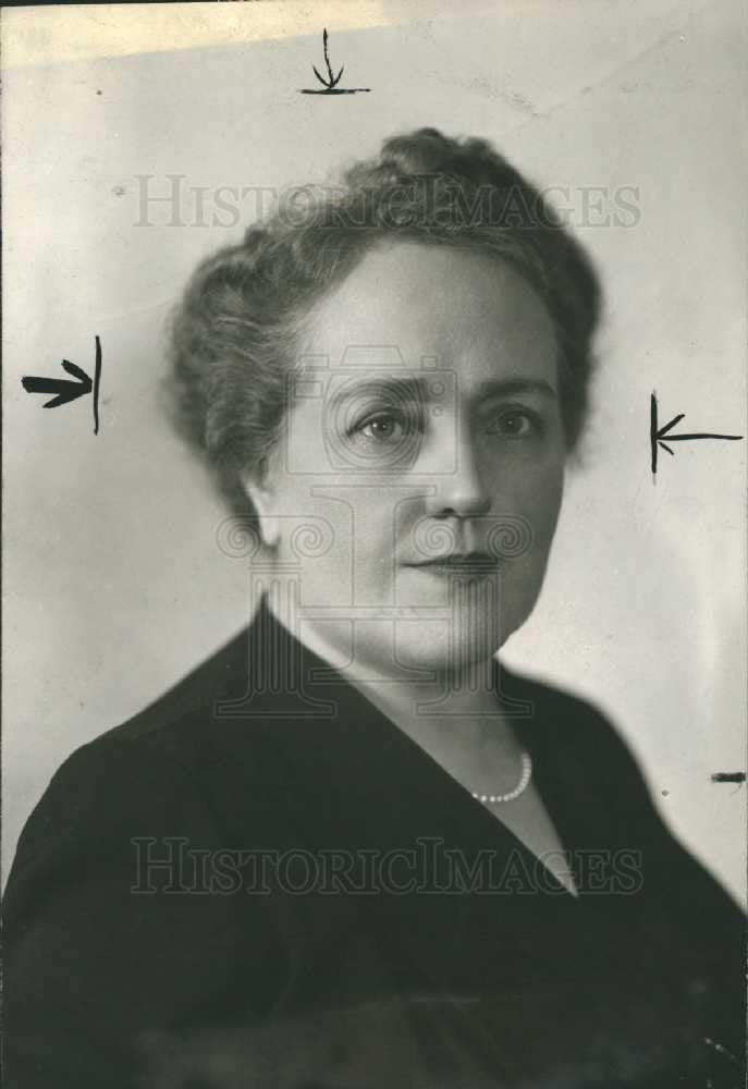 1944 Press Photo Clara Howell van Auken, democratic - Historic Images