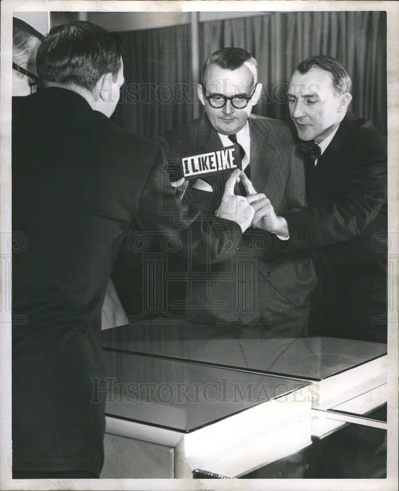 1952 Press Photo Arthur Vandenberg Jr. Senate Staff - Historic Images