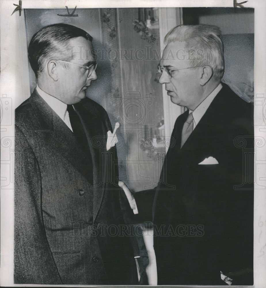 1951 Press Photo senator vandenberg arthur ferguson - Historic Images