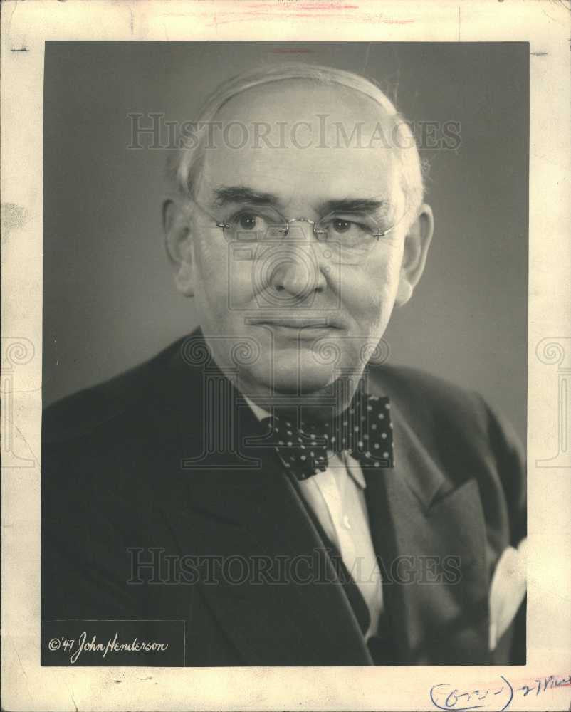 Press Photo arthur vanderberg, senator, michigan - Historic Images
