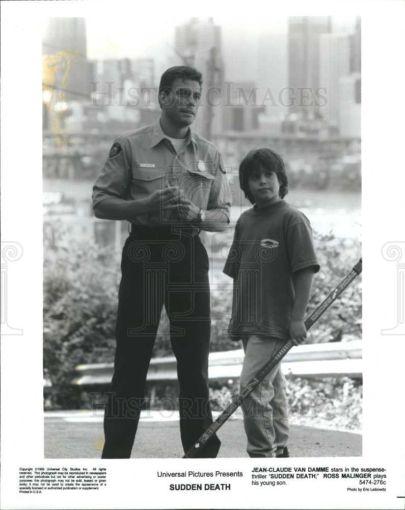 1995 Press Photo Jean-Claude Van Damme - Historic Images