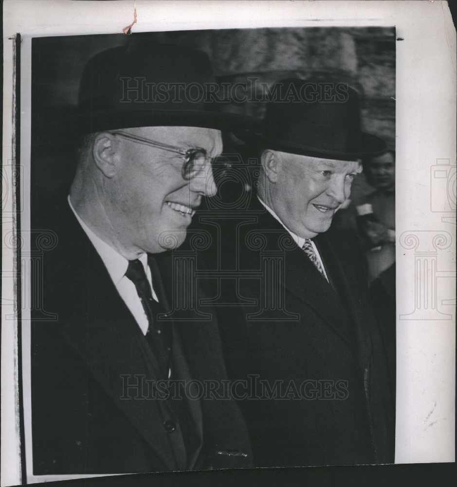 1960 Press Photo Dwight D. Eisenhower - Historic Images