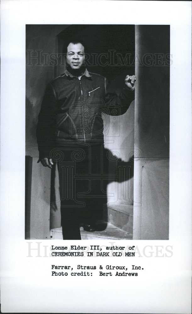 1989 Press Photo Lonne Elder III American actor - Historic Images