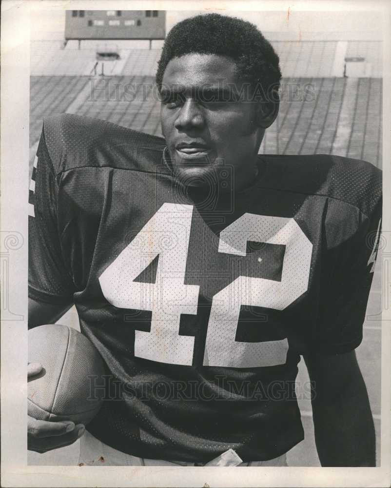 1975 Press Photo Billy Taylor football Wolverines - Historic Images