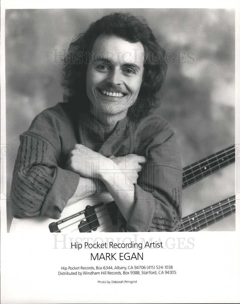 1986 Press Photo Mark Egan Musician - Historic Images