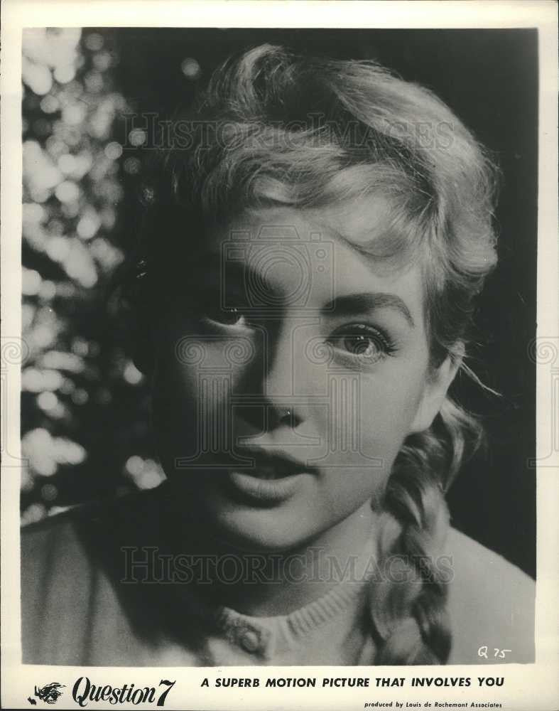 1961 Press Photo Almut Eggert-West German actress debut - Historic Images