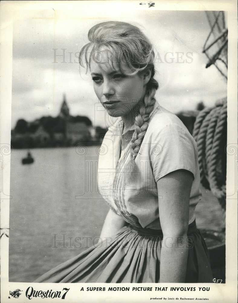1961 Press Photo Almut Eggert German actress - Historic Images