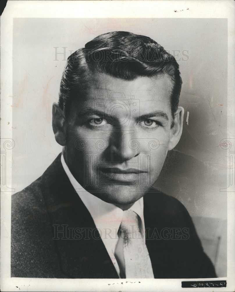 1955 Press Photo Richard Egan leading man movie star - Historic Images