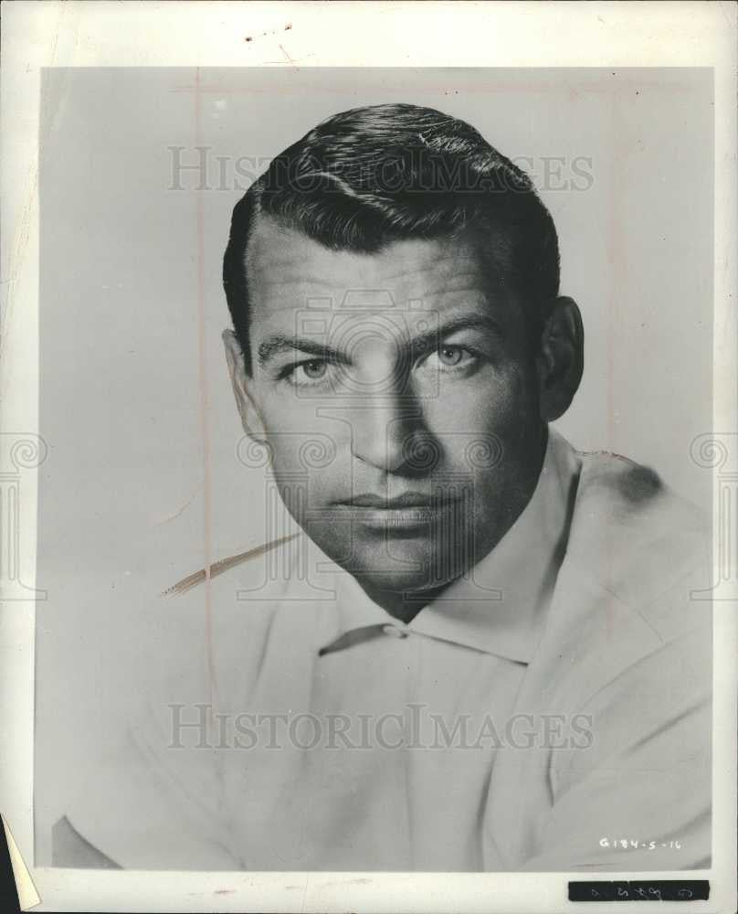 1955 Press Photo Richard Egan actor film - Historic Images