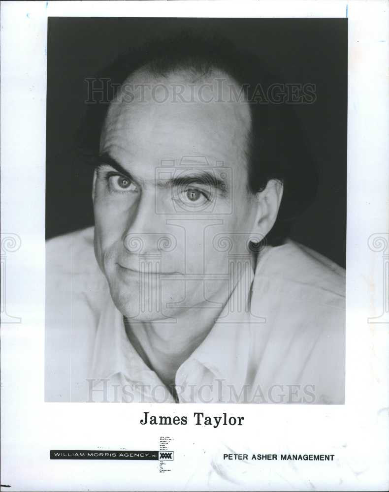 1993 Press Photo James Taylor American singer guitarist - Historic Images