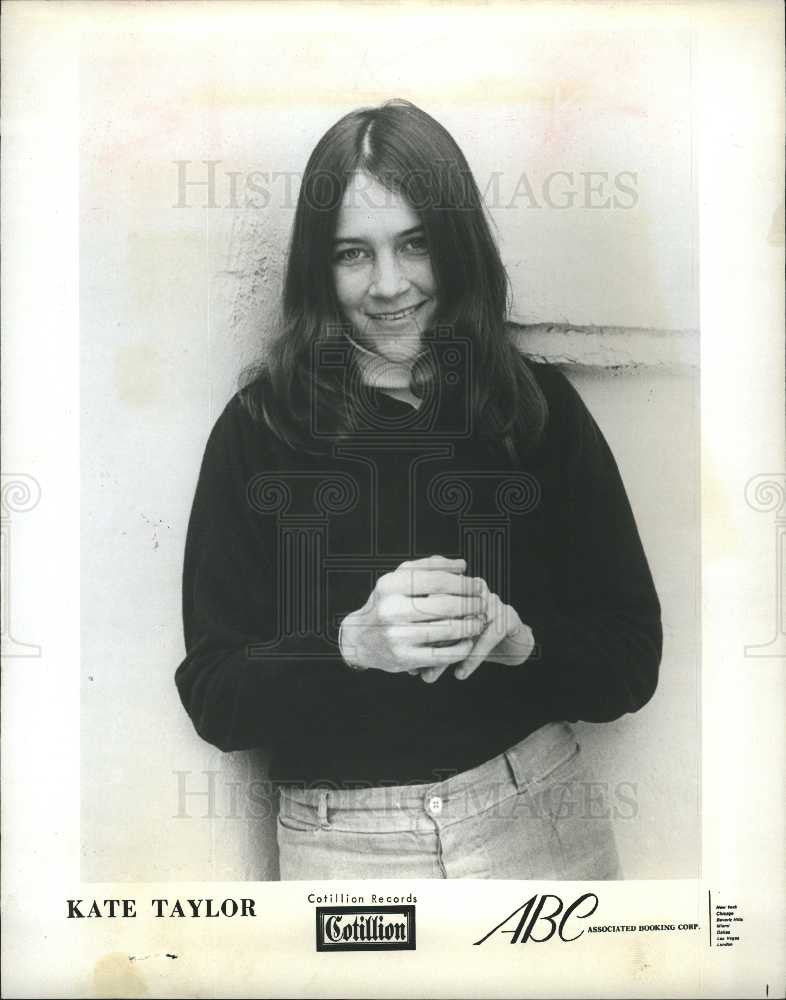 Press Photo Kate Taylor American folk singer - Historic Images