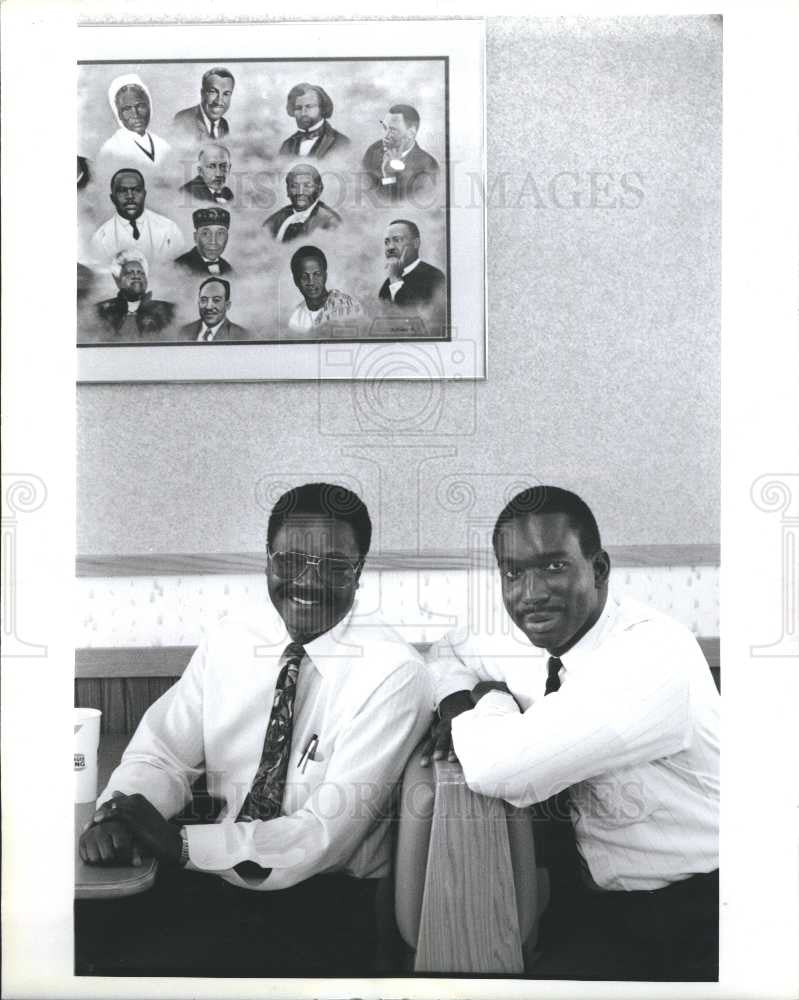 1992 Press Photo Taylor Garrett Burger King - Historic Images