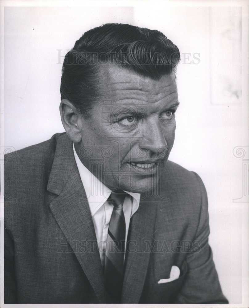 1962 Press Photo Richard Egan actor film - Historic Images
