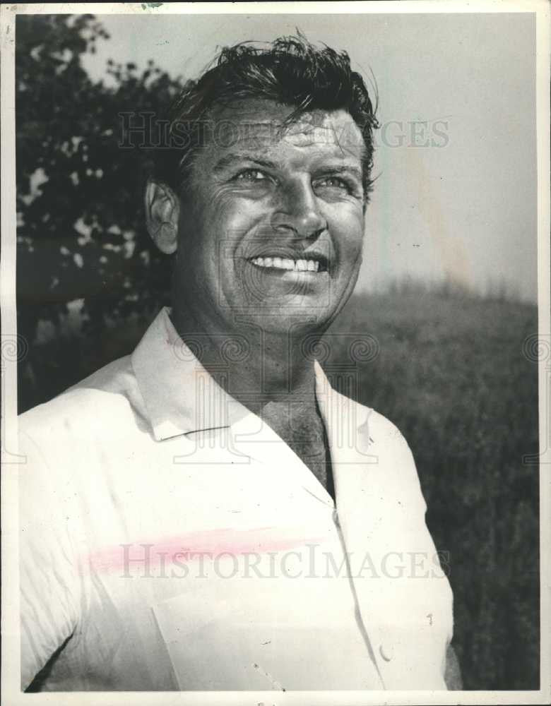 1963 Press Photo Richard Egan, Actor - Historic Images