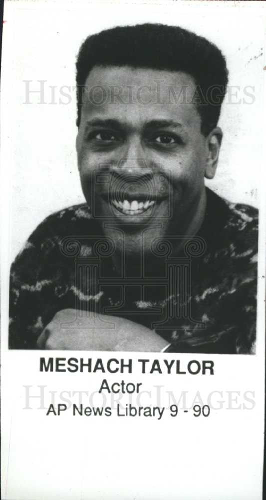 1992 Press Photo American actor Meshack Taylor - Historic Images