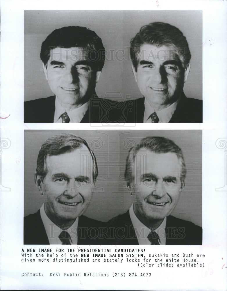 1988 Press Photo George Bush, 41st President - Historic Images