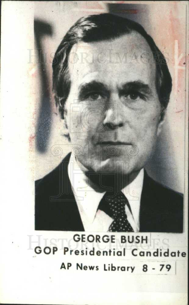 1980 Press Photo George Herbert Walker Bush President - Historic Images