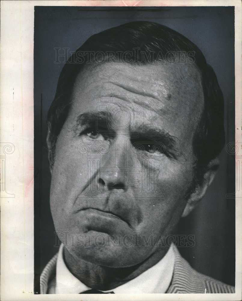 1973 Press Photo George H W Bush National GOP Chairman - Historic Images