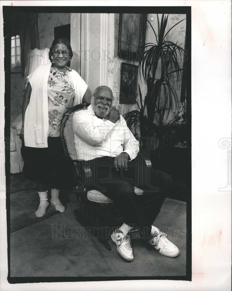 1989 Press Photo Bill Singleton wife - Historic Images