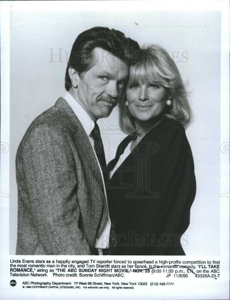 1990 Press Photo Tom Skerritt Actor I&#39;LL Take Romance - Historic Images