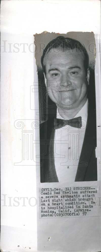 1958 Press Photo Red Skelton - American Comedian - Historic Images
