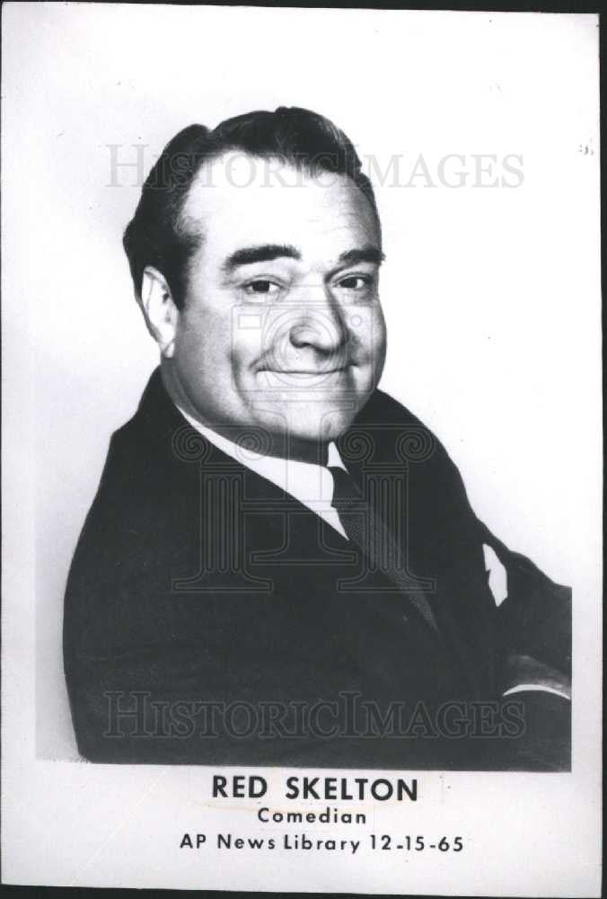 1965 Press Photo Red Skelton - Historic Images