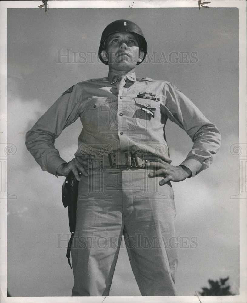 1949 Press Photo John Sjorgren soldier Grand Rapids - Historic Images